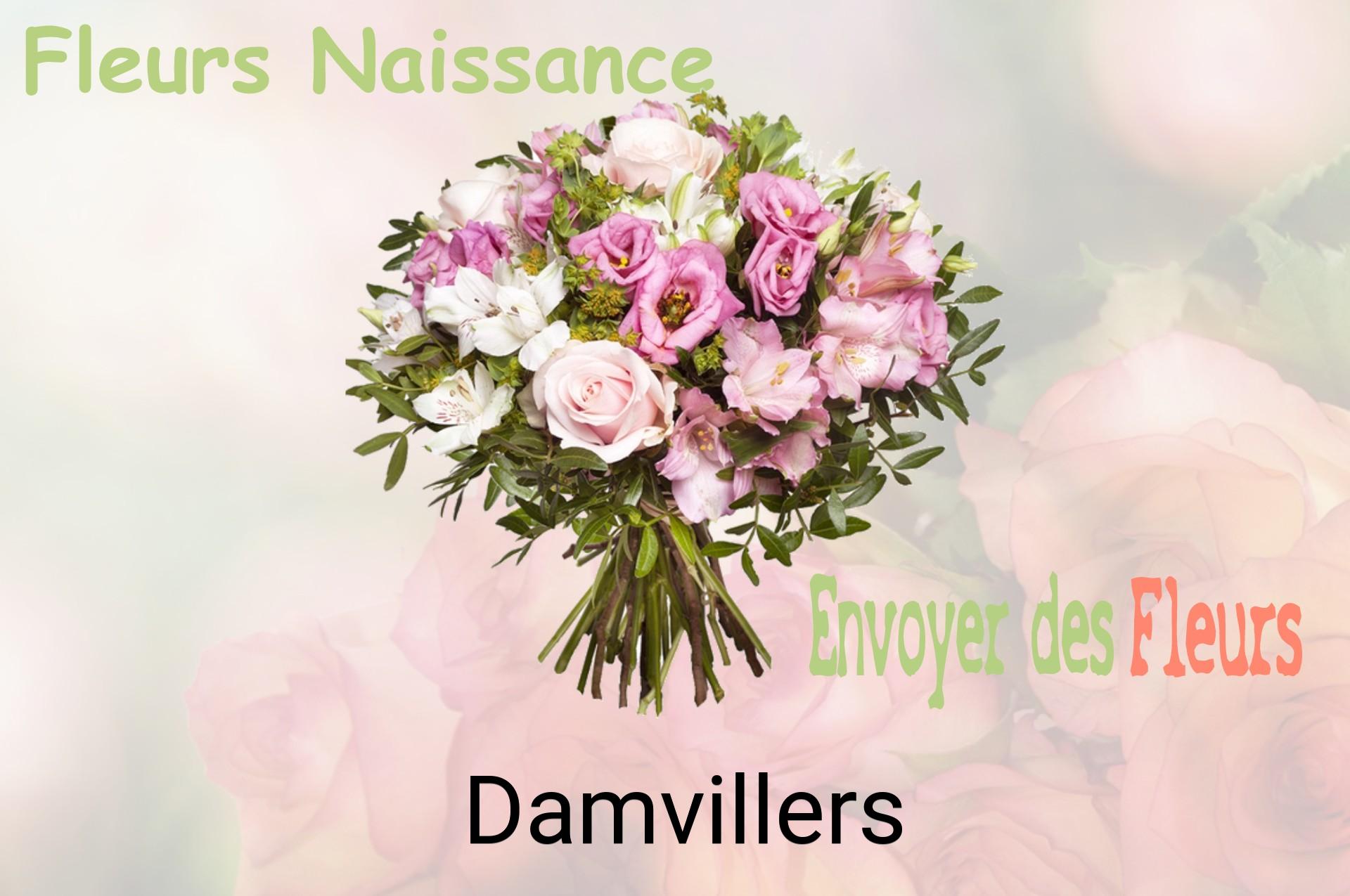 Bouquet de fleurs de naissance livré à Damvillers