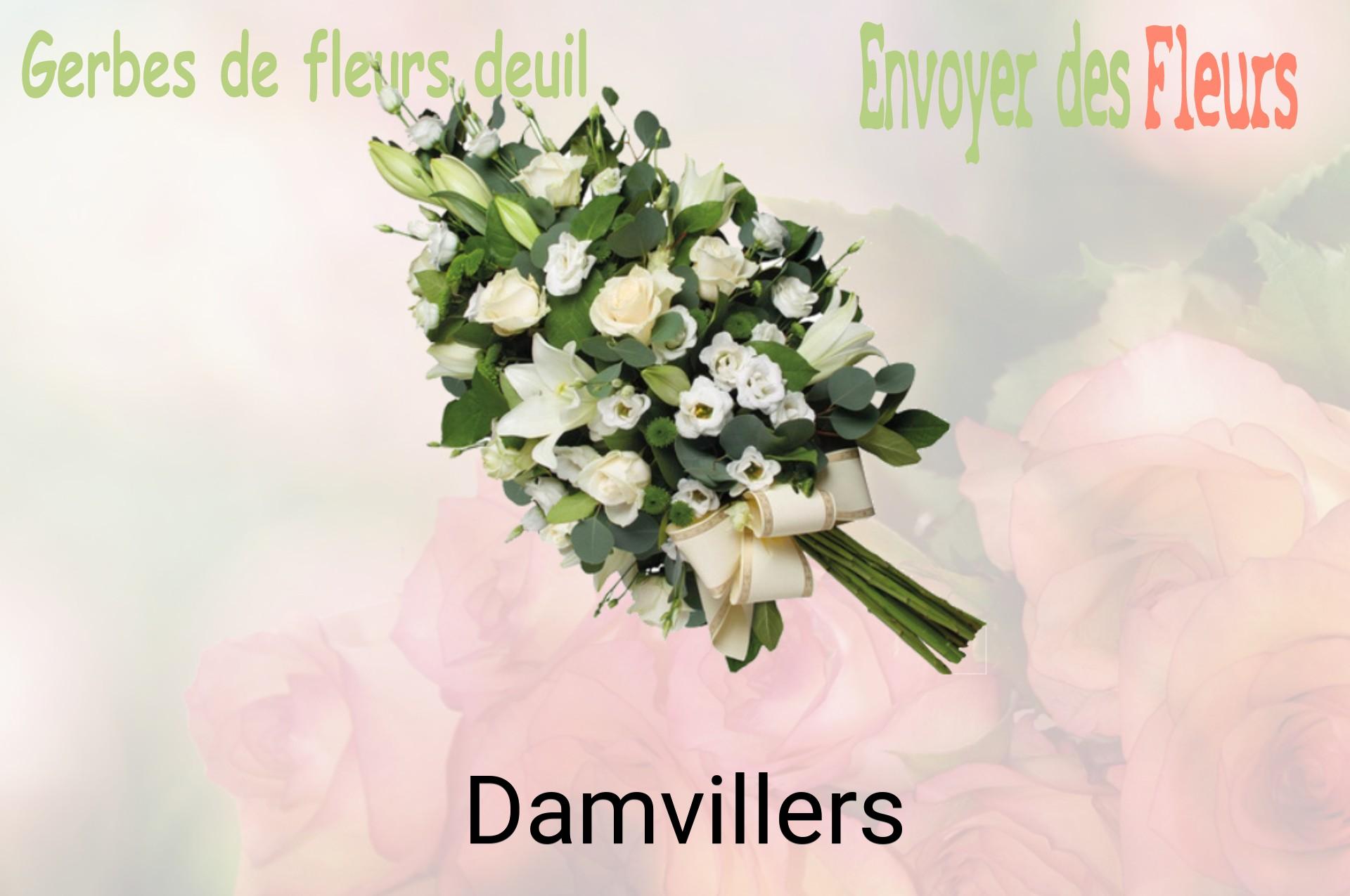 Gerbe de fleurs de deuil livrée à Damvillers